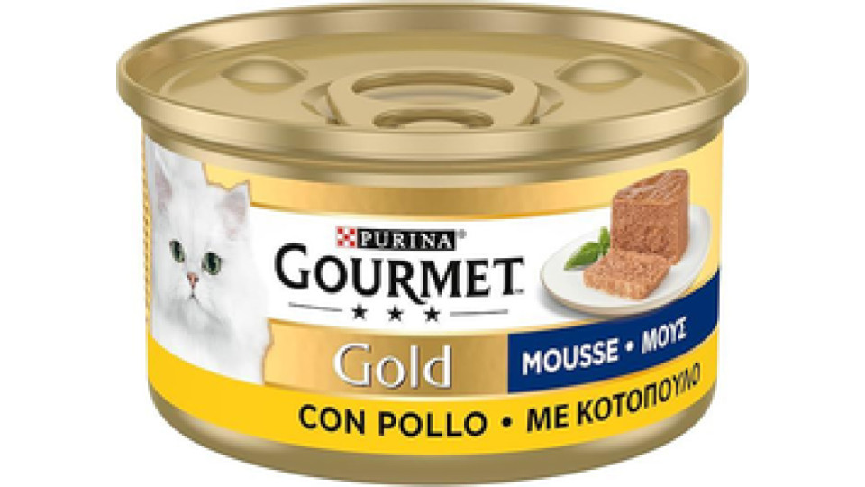 Gourmet Gold, Cibo per Gatti, Mousse con Manzo