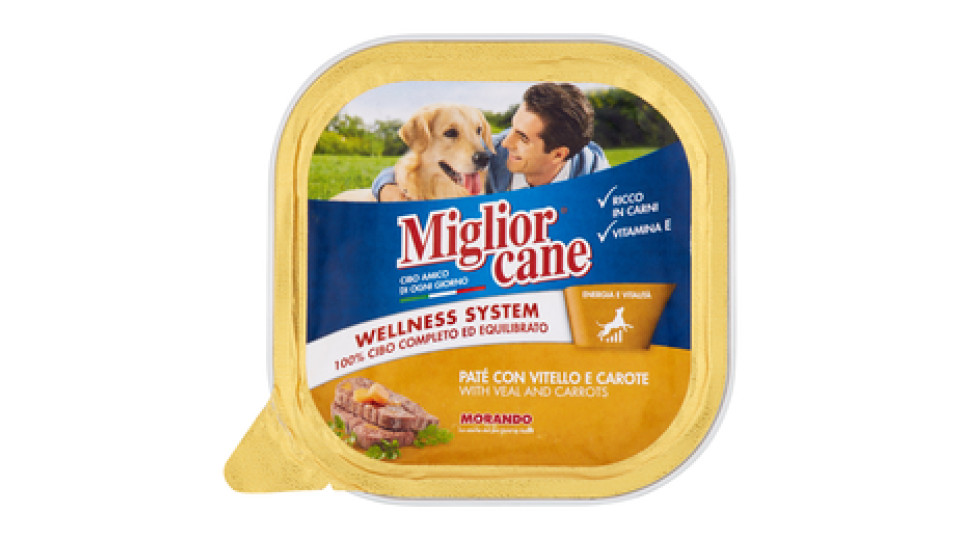 Migliorcane Patè con Vitello e Carote