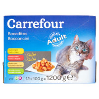 Carrefour Adult Bocconcini in salsa per gatti