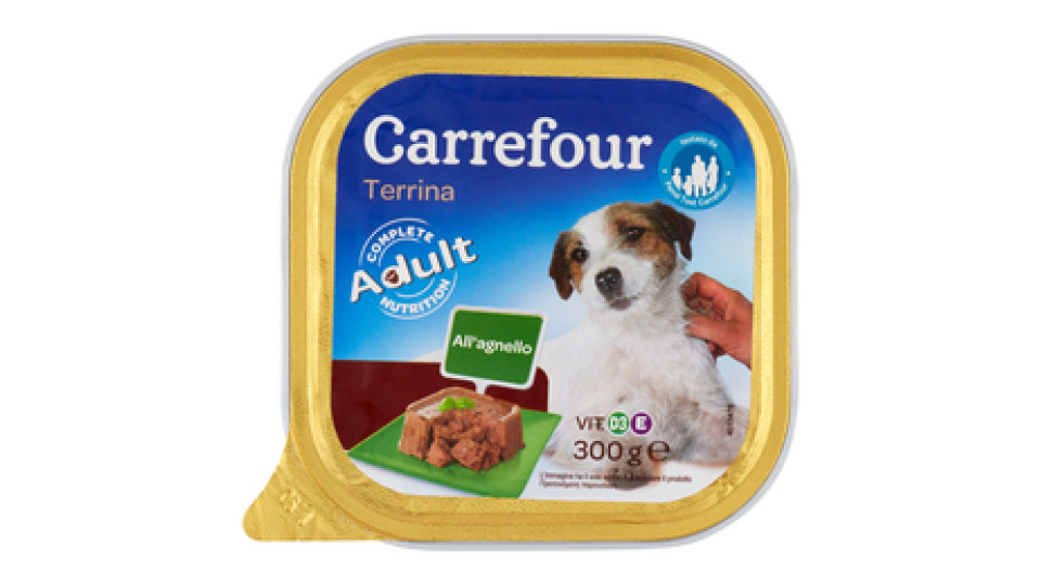 Carrefour Adult Terrina all'agnello per cani