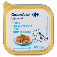 Carrefour Discount Paté con pesce per gatti
