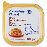 Carrefour Discount Paté di carne per gatti