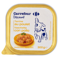 Carrefour Discount Vaschetta con pollo per cani