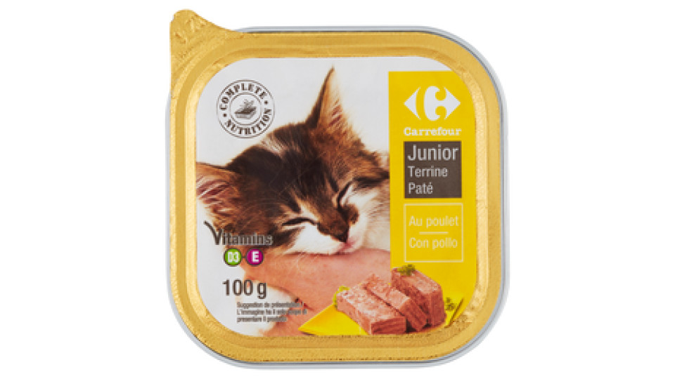 Carrefour Discount Paté con pollo per gatti