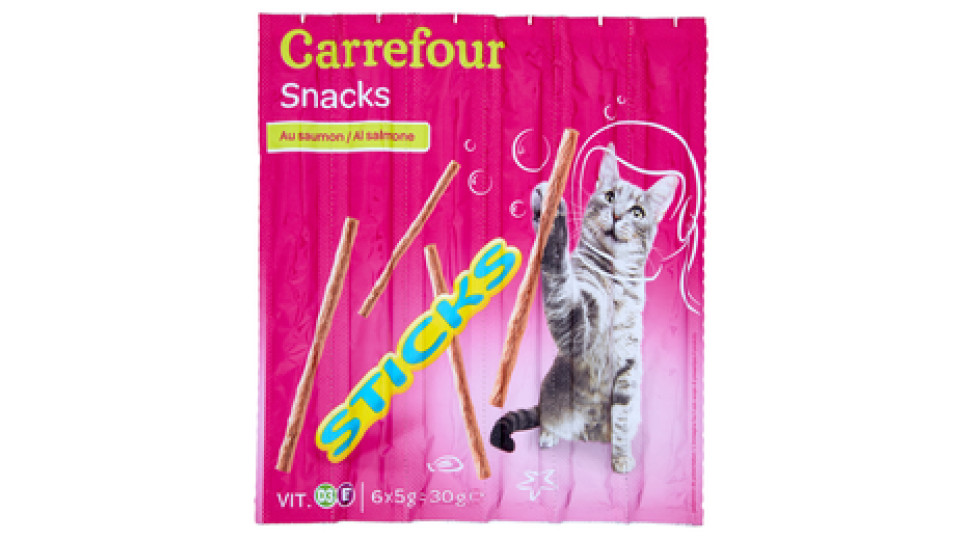 Carrefour Snacks al salmone