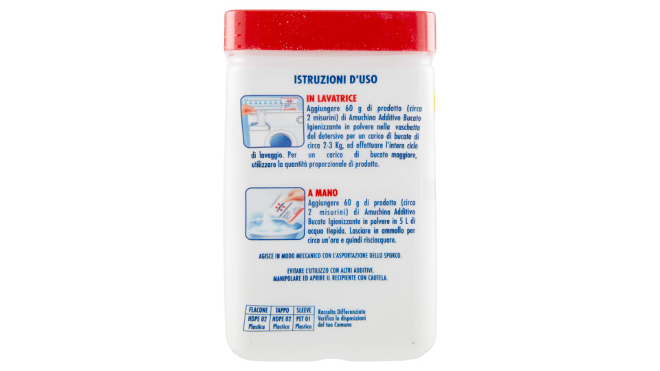Amuchina additivo disinfettante polvere