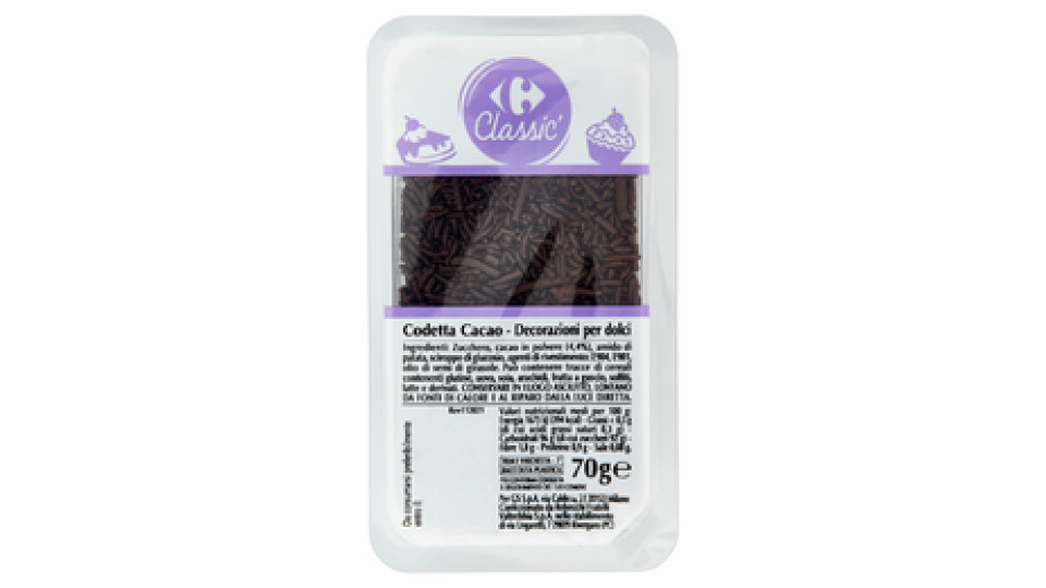 Carrefour Dolci & Decori Codetta Cacao