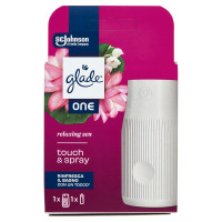 Glade ONE Touch&Spray, Profumatore per Ambienti, Fragranza Relaxing Zen, 1 Base + 1 Ric 10 ml