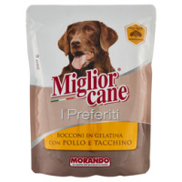 Migliorcane "i preferiti" busta pollo e tacchino