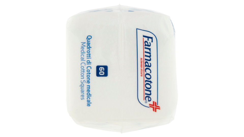 Farmacotone Quadrotti di Cotone medicale 75x75mm