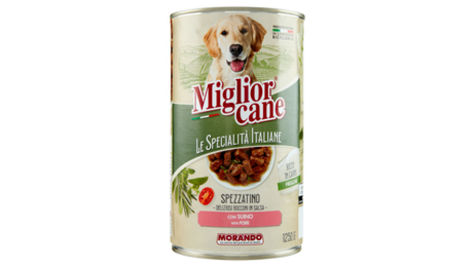 Migliorcane Le Specialità Italiane Spezzatino con Suino 1250 G