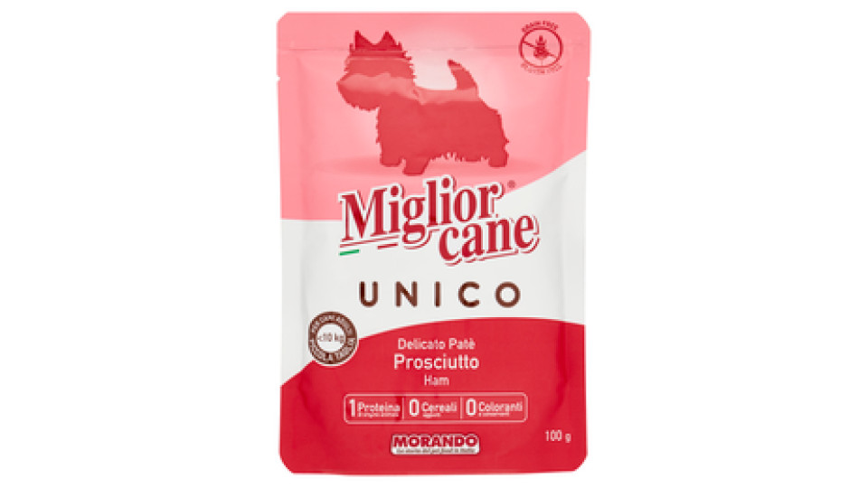 Migliorcane Unico Delicato Paté 100% Prosciutto