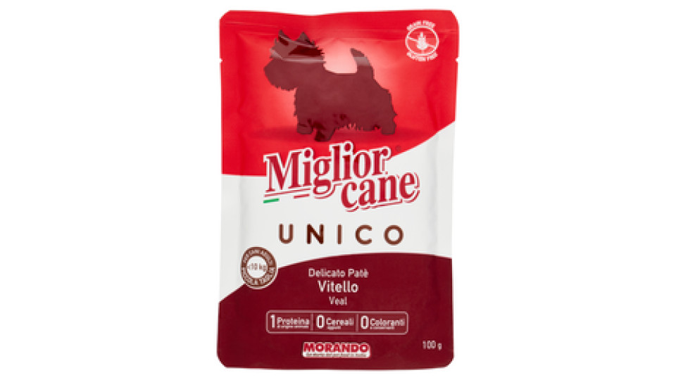 Migliorcane Unico Delicato Paté 100% Vitello