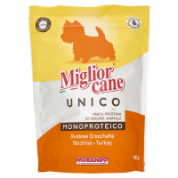 Migliorcane Unico Gustose Crocchette Tacchino per Cani Adulti <10 kg Piccola Taglia 800 g