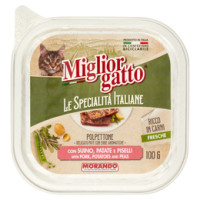 Migliorgatto Le Specialità Italiane Polpettone con Suino, Patate e Piselli 100 G