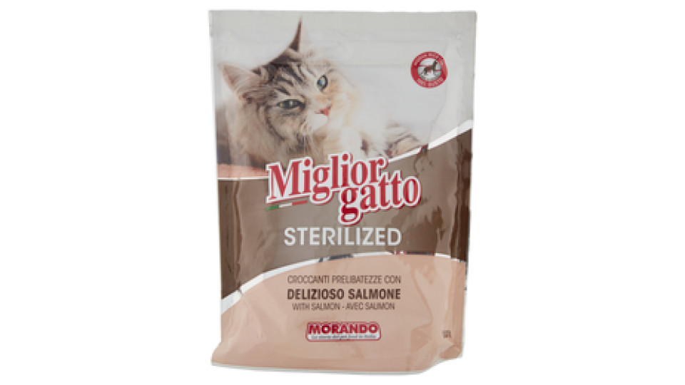 Miglior Gatto Sterilized Croccanti Prelibatezze con Delizioso Salmone