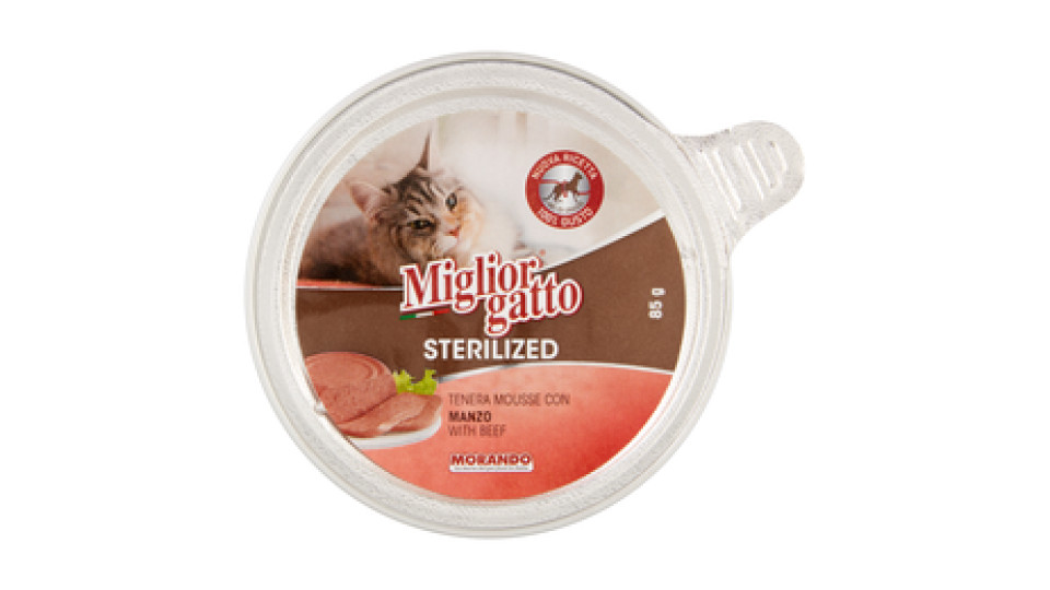 Miglior Gatto Sterilized Mousse con Manzo