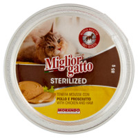 Miglior Gatto Sterilized Mousse con Pollo e Prosciutto	85 g
