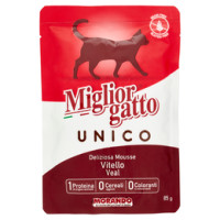 Migliorgatto Unico Delicata Mousse 100% Vitello