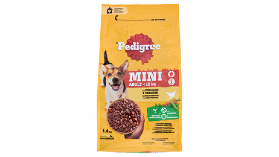 Pedigree Vital Protection Adult Mini <10kg con Pollo e Verdure