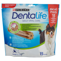 PURINA DENTALIFE Cane Snack per l'igiene orale Taglia Medium busta 15 stick