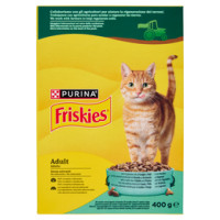 Friskies Purina gatto crocchette adult con coniglio, pollo e verdure scatola