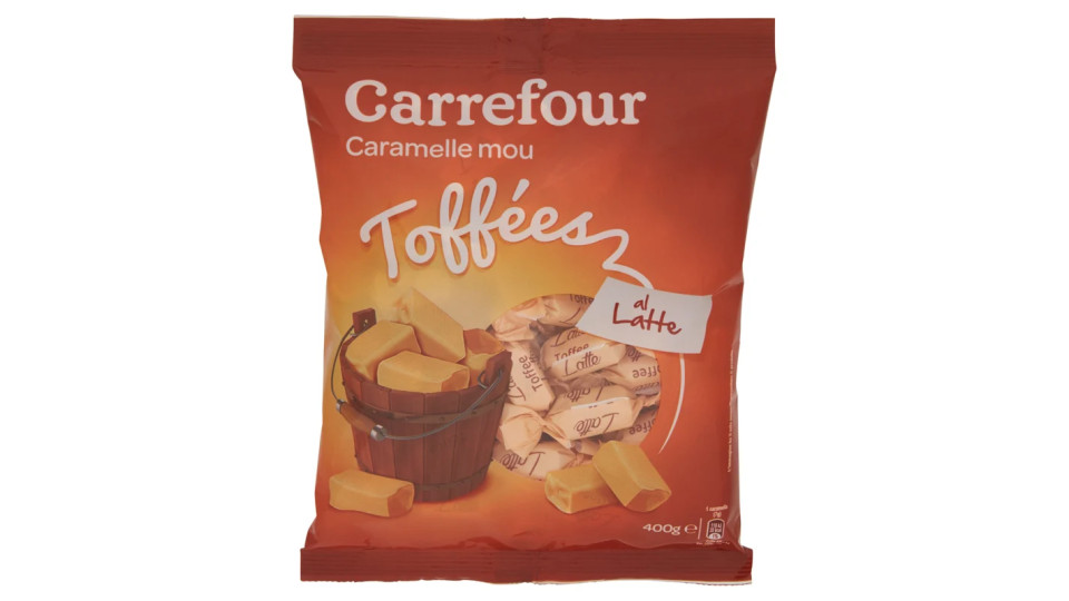 Carrefour Toffées al Latte caramelle mou