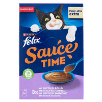 FELIX Sauce Time Pollo, Salmone 6x40g