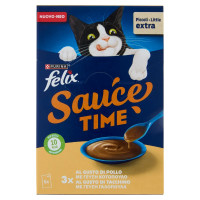 FELIX Sauce Time Pollo, Tacchino 6x40g