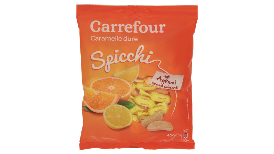 Carrefour Spicchi agli Agrumi caramelle dure