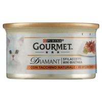 Purina, gatto Gourmet Diamant gatto Sfilaccetti con tacchino saporito lattina