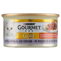 Gourmet gold con vitello e verdure a dadini