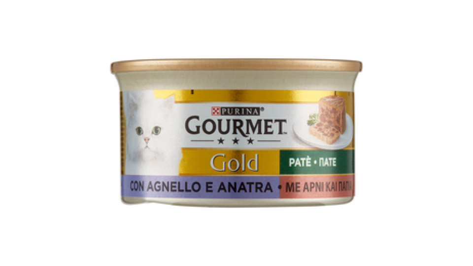 PURINA GOURMET Gold Gatto Patè con Agnello e Anatra lattina