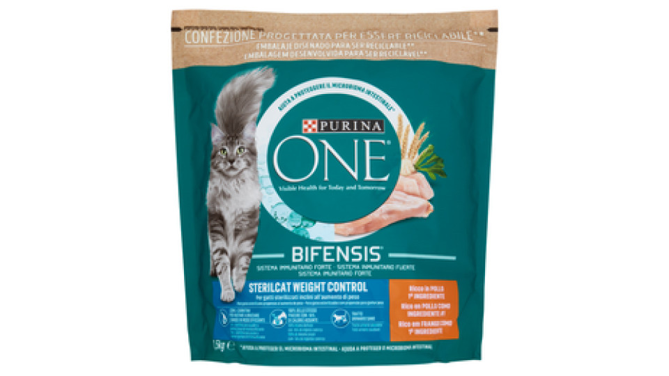 Purina ONE BIFENSIS Sterilcat Controllo del Peso Pollo 1,5kg