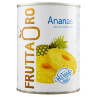 Frutta Oro Ananas a Fette al Naturale 565 g