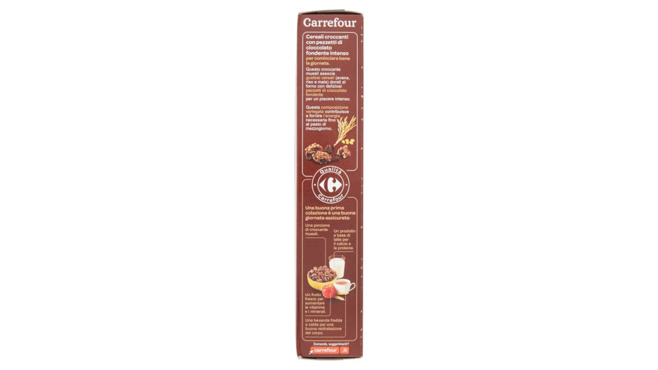 Carrefour Crunchy Muesli Intenso cioccolato fondente
