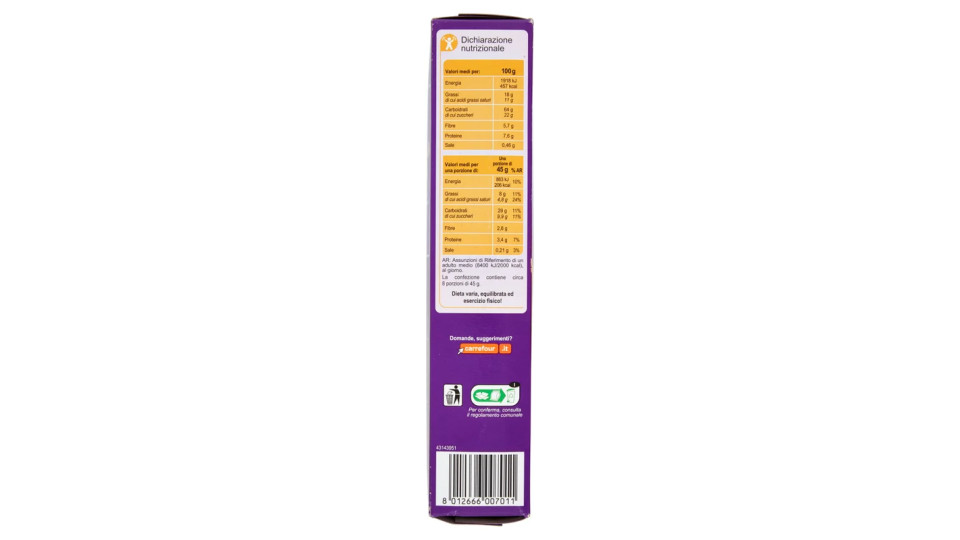 Carrefour Crunchy Muesli 5 Tipi di frutta secca