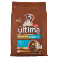 Ultima - Dog Medium Maxi +10 kg Light Pollo - 2,2 kg