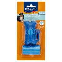 Vitakraft Care Dispenser con sacchetti raccogli feci