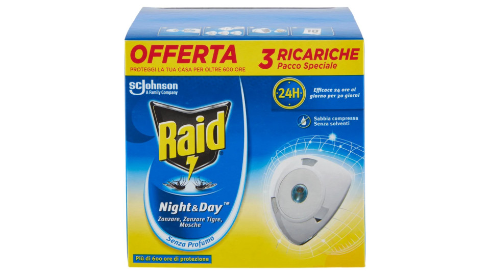 Raid Zanzare e Zanzare tigre 2 ricariche
