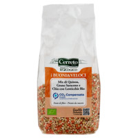 Cerreto, I Buoni & Veloci mix di quinoa grano saraceno lenticchie rosse e chia biologico