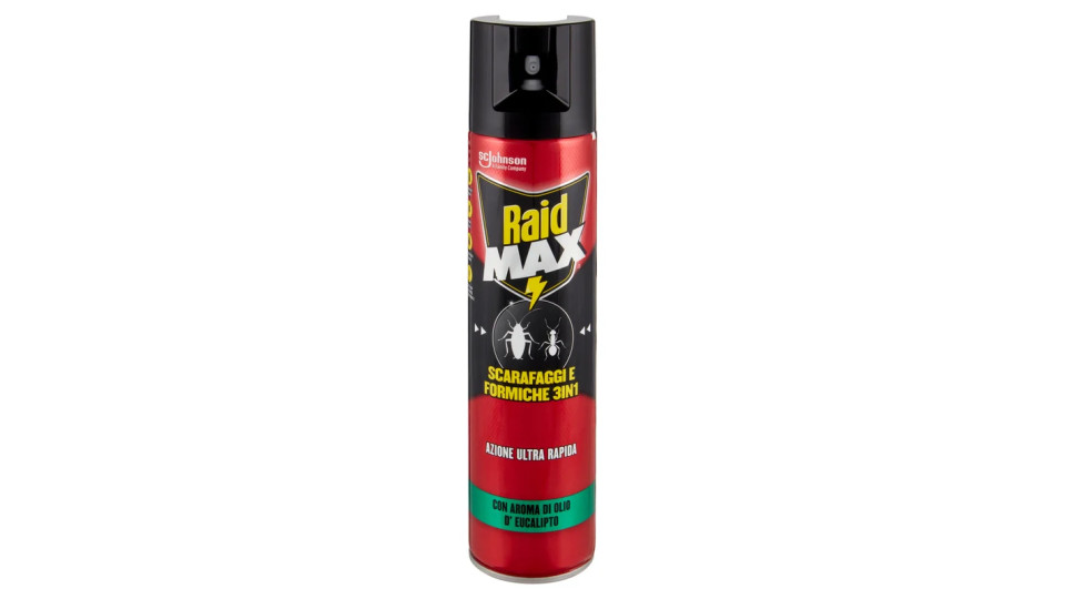 Raid Max scarafaggi e formiche 3 in 1