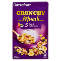 Carrefour Crunchy Muesli 5 Tipi di frutta secca