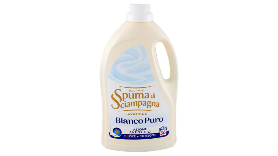Spuma di Sciampagna Lavatrice Bianco Puro