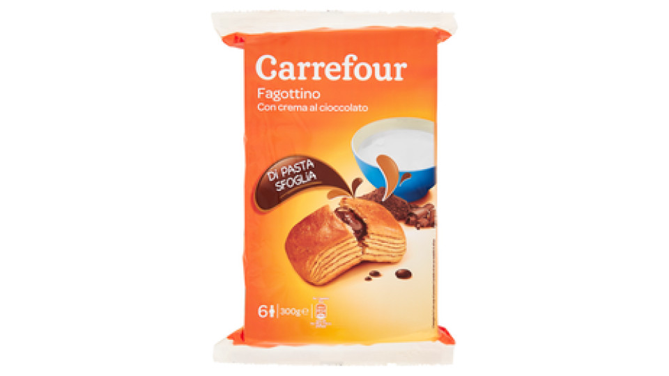 Carrefour Fagottino con crema al cioccolato