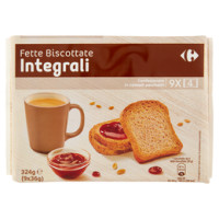 Carrefour Fette biscottate Integrali
