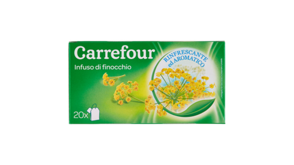 Carrefour Infuso di finocchio 20 filtri