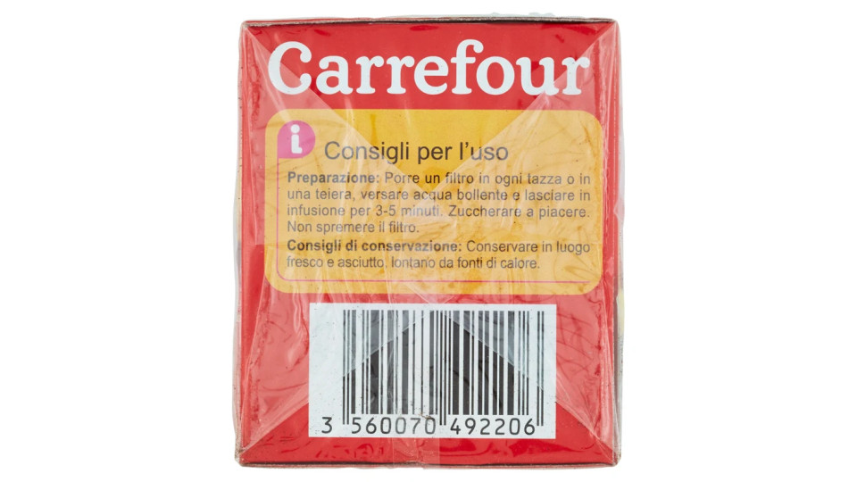 Carrefour English Breakfast Tè nero 25 filtri