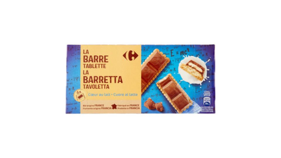Carrefour la Barretta Tavoletta Cuore al latte 6 Barrette