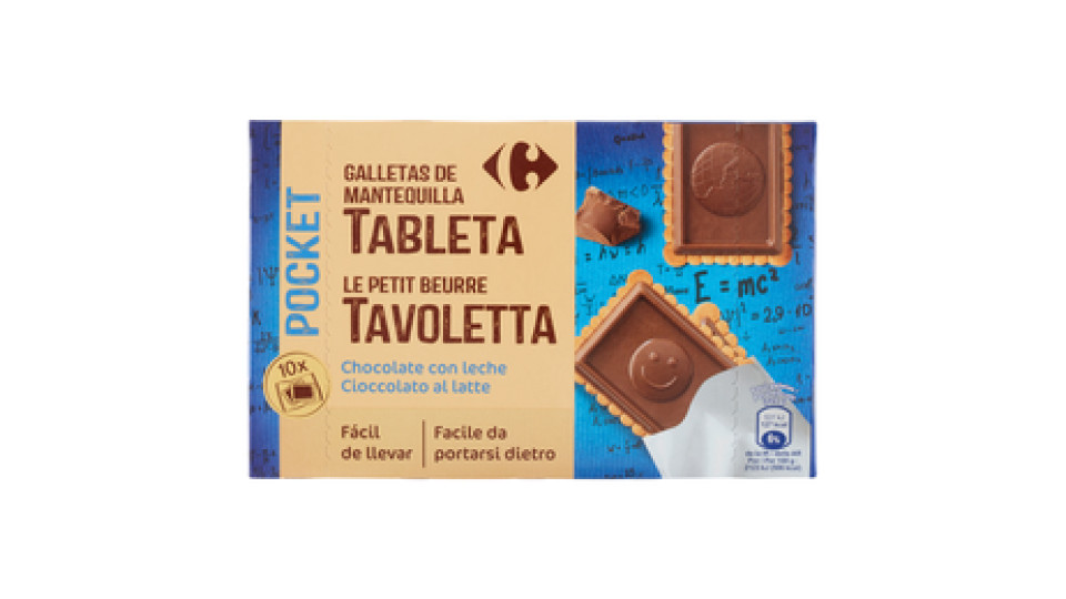 Carrefour Le Petit Beurre Tavoletta Cioccolato al latte